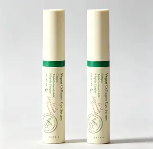AXIS-Y Vegan Collagen Peptide Eye Serum 2pcs with Triple Hyaluronic Acid for Smoothing Fine Lines, Brightening Dark Circles and Firming Under Eye Skin