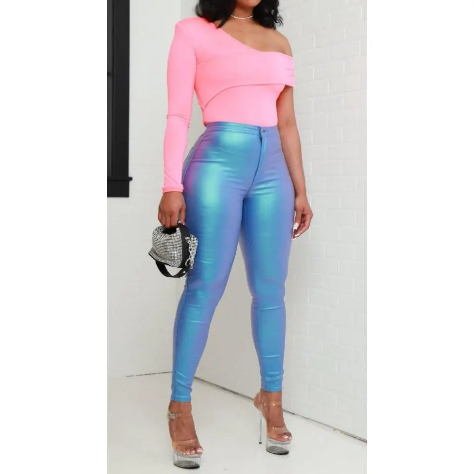 Metallic pants