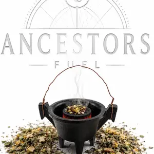 Cast Iron Cauldron - Home Smudging Caldero (Multi-Purpose Cast Iron Vessel for Indoor Smudging Rituals)