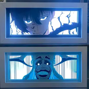 Anime Solo Leveling LED light box Sung Jinwoo anime gift