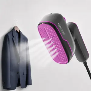 【FathersDayGift】GREENYEE 2-in-1 Smart Garment Steamer & Iron for Clothes, No-Leak Handheld Travel Steamer with 6 Fabric Modes, LED Display, 6.5” Large Plate, 150ml Tank for Home, Work & Travel#SummerWins #DealsForYouDays