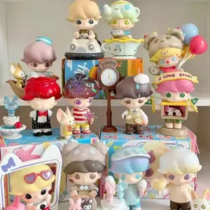 Bubble Code Dimoo Date Series Figure Blind Box Toy Figurine Display Piece Dessert Time Collection Randomly Sent Cute Collectible Figurines