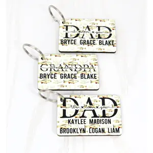 Dad Keychain - Fathers Gift - Fathers Day Gift - Fathers Day Keychain - Grandpa Gift - Papa Gift - Fathers Gift