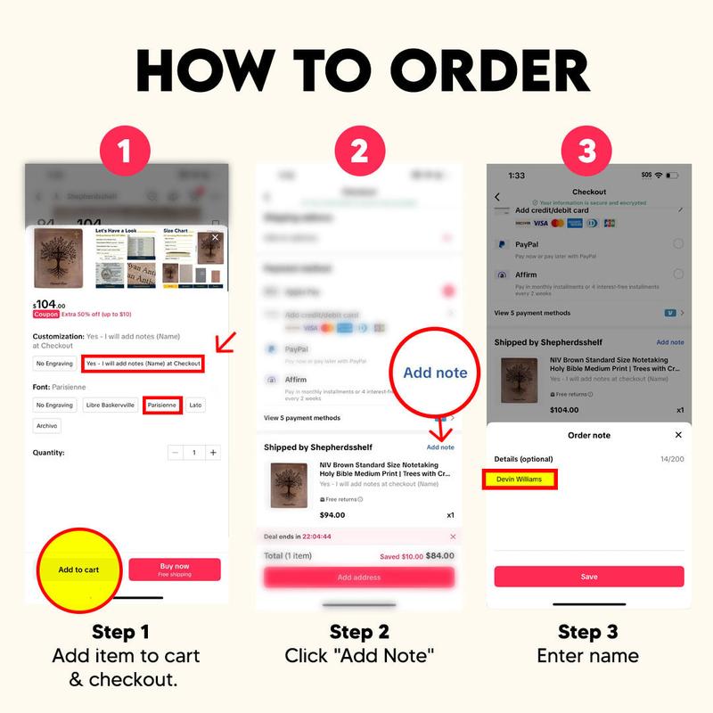 Custom NIV Teal Standard Size Premium Indexed Holy Bible Small Print - Tiktok