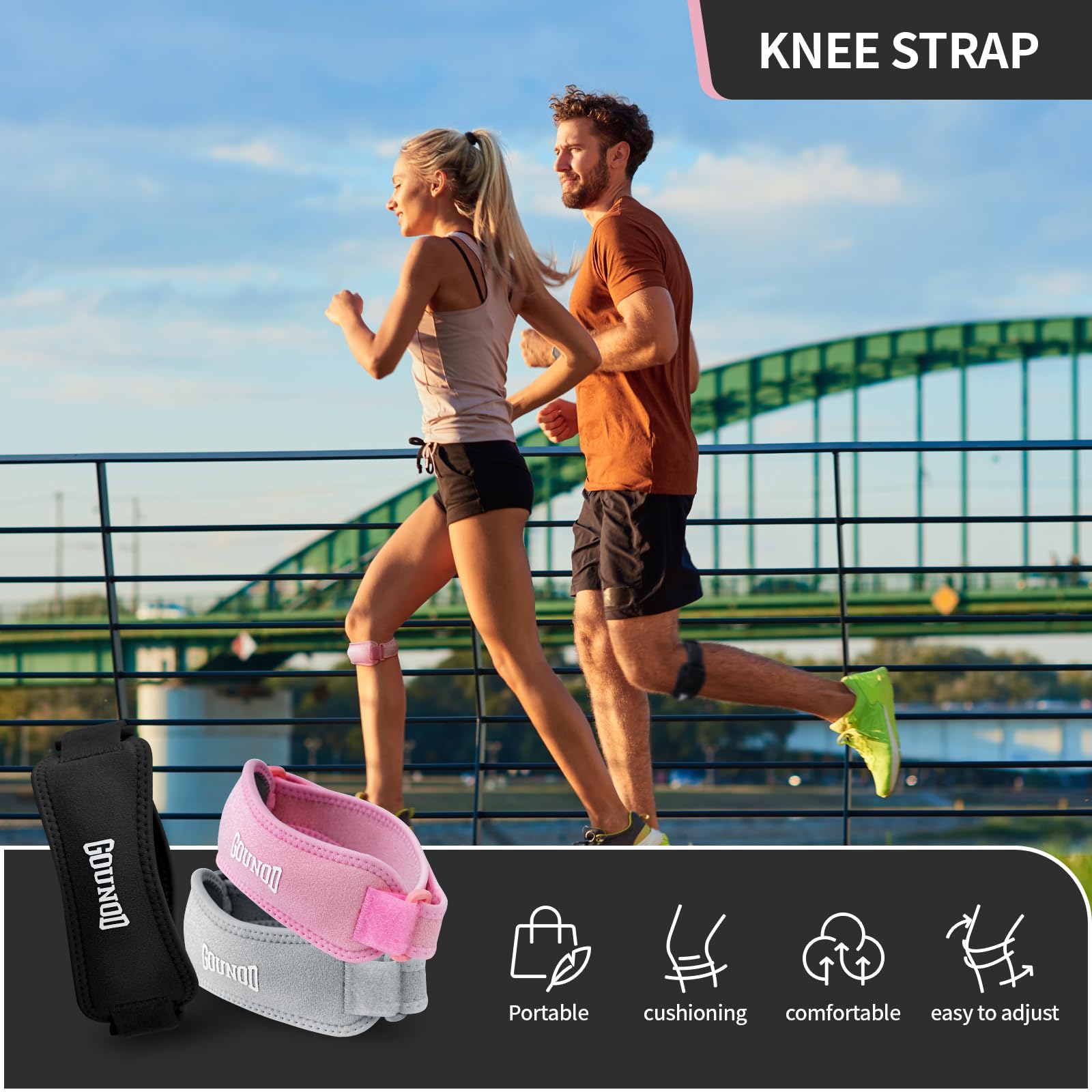 Kneecap Support Strap for Pain Relief, Patellar Tendon Support ,Patella Band for Basketball, Jumpers Knee, Tendonitis, Running, Hiking, Soccer, Osgood Schlatter Gift 2026 #Summervibes summerwins,summerwins Kneecap Support Strap for Pain Relief, Patellar Tendon Support ,Patella Band for Basketball, Jumpers Knee, Tendonitis, Running, Hiking, Soccer, Osgood Schlatter Gift 2026 #Summervibes summerwins,summerwins
