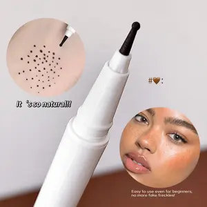 Natural Spot Pen Freckle Pen Waterproof Eyeliner Liquid, Easy to Apply, Available in 3 Colors, European Style Makeup, Natural Finish, Longwear Eye Liner