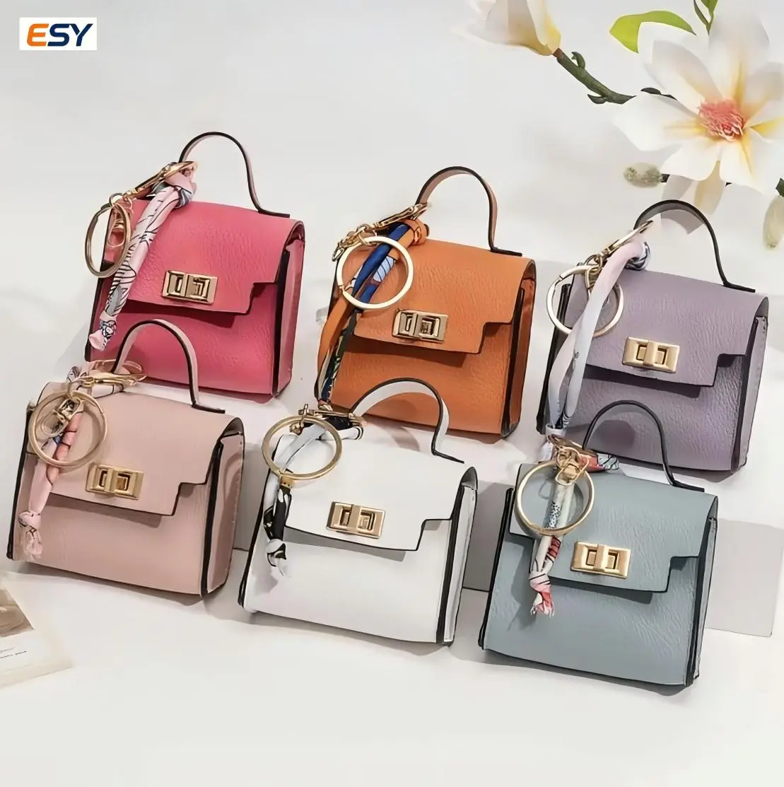 Smooth Uniform PU Leather Mini Platinum Bag - Cute Modern Daily Phone Charm, Square Decoration for Car Keys, Earphone Cases, Lipstick Holders, Envelopes, TikTok Shop Spring Glow Up Summer Vibes Accessory, Durable,back to school,back to school haul
