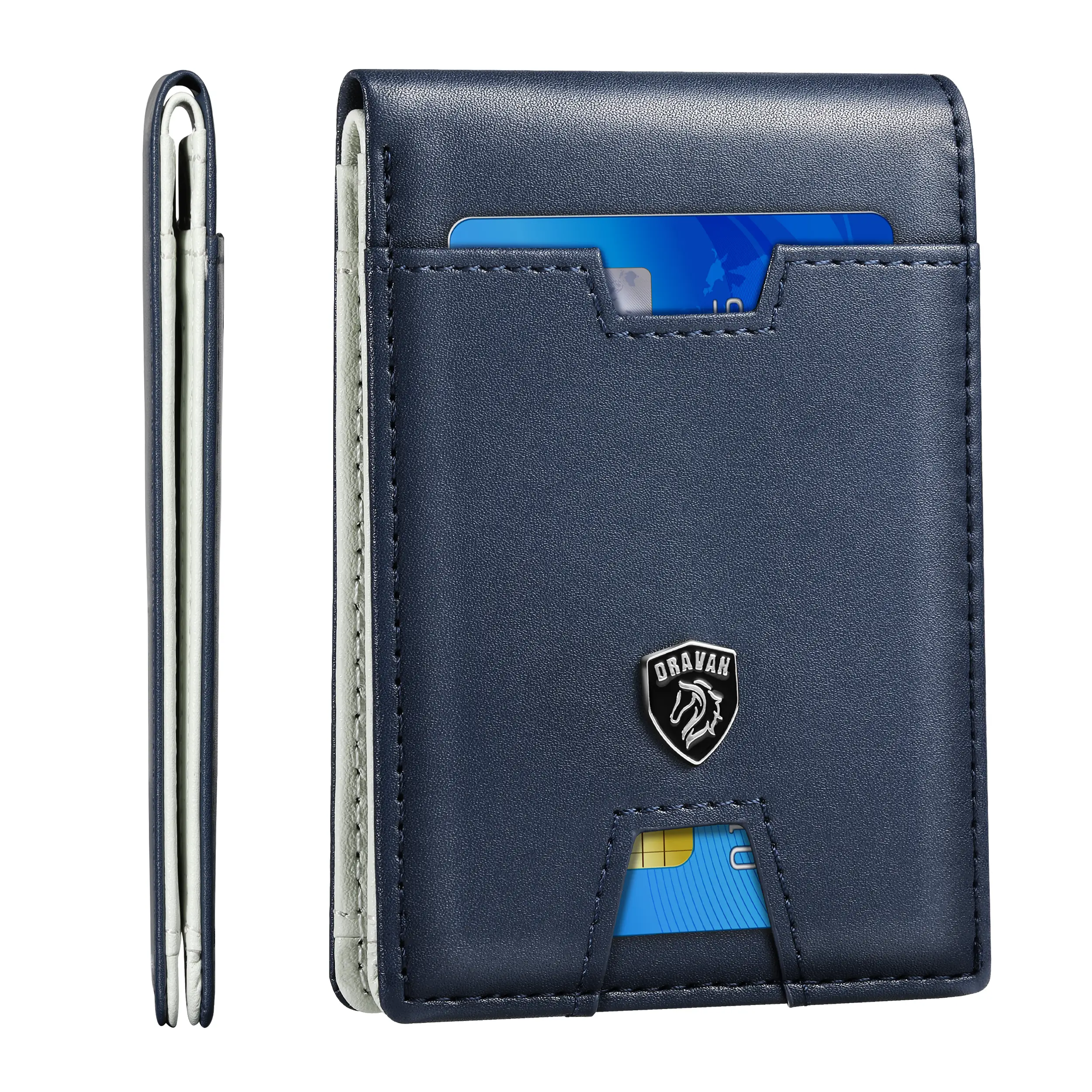 VTLASK Men's Fall Casual Plain Plaid Textured Pu Leather Wallet with RFlD Blocking, Winter Multi Card Slot Card Holder, Minimalist Plain Wallet !