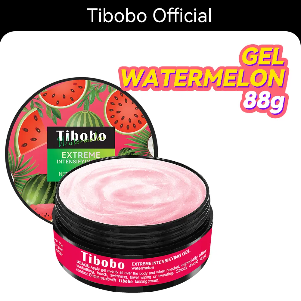[Tibobo Official] Intensifying Tanning Gel – Deep Brown Accelerator 100g | Moisturizing Olive & Aloe | Outdoor & Tanning Bed Safe