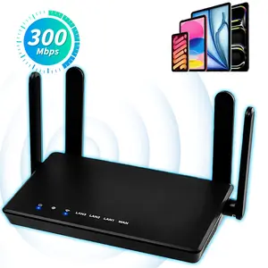 High-Speed Smart WiFi Router，Fast Internet for Streaming, 1000 Sq. ft Coverage, WPA2 Wireless Security, Pro Home Network Hotspot