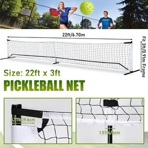 22x3ft Regulation Pickleball Net for Indoor/Outdoor