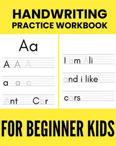 HANDWRITING practice workbook: 8 x 10 inches learn to write notebook for kids - learn to write your letters abc (alphabets)