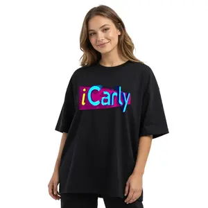 iCarly Logo Shirt Vintage TV Show Tee, 2000s Nostalgia Y2K Retro Graphic T-Shirt, Unisex Streetwear