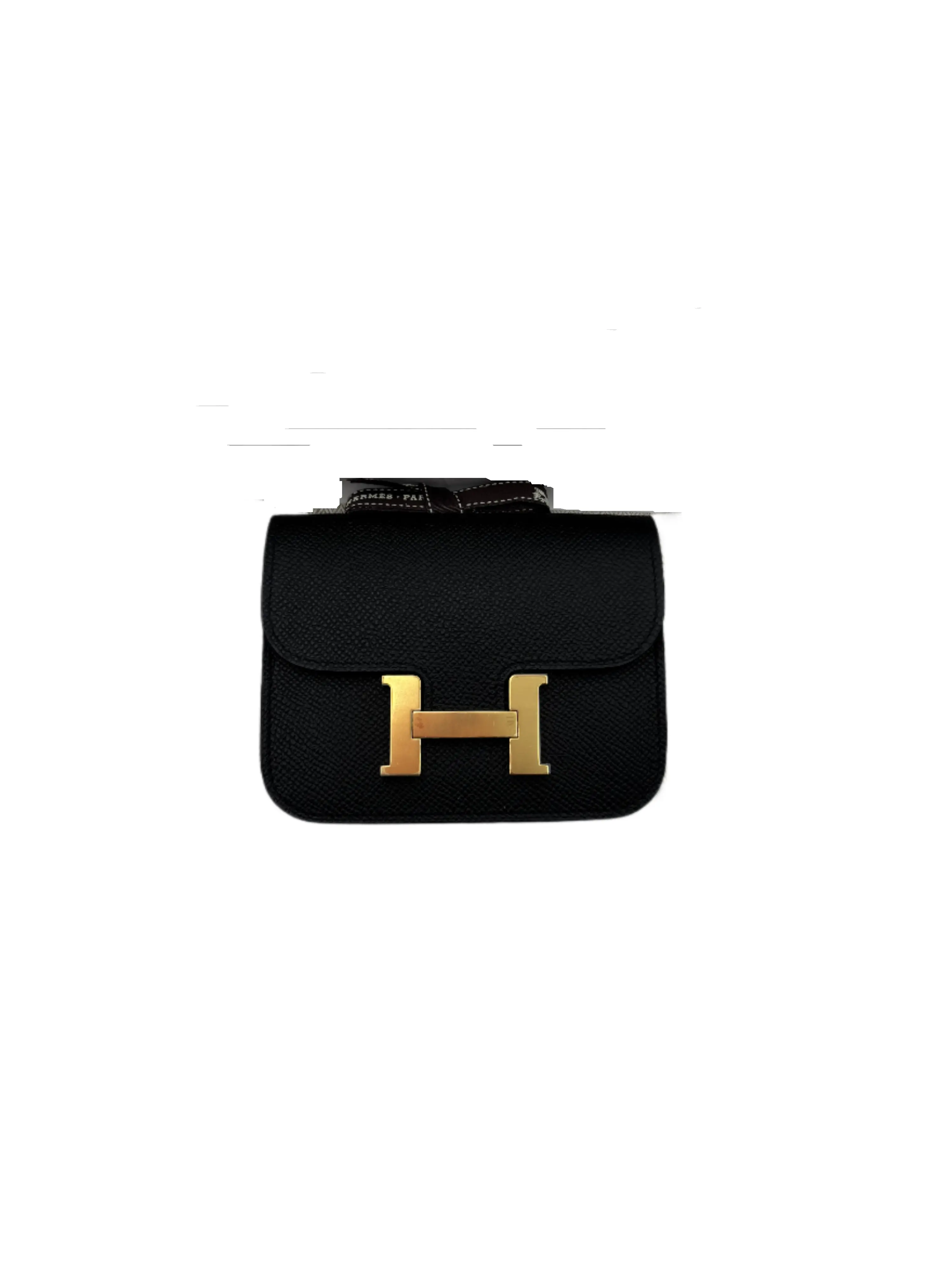 Pre-owned HERMÈS Epsom Travel Bags Hermes Constance Slim Black 2600040239866