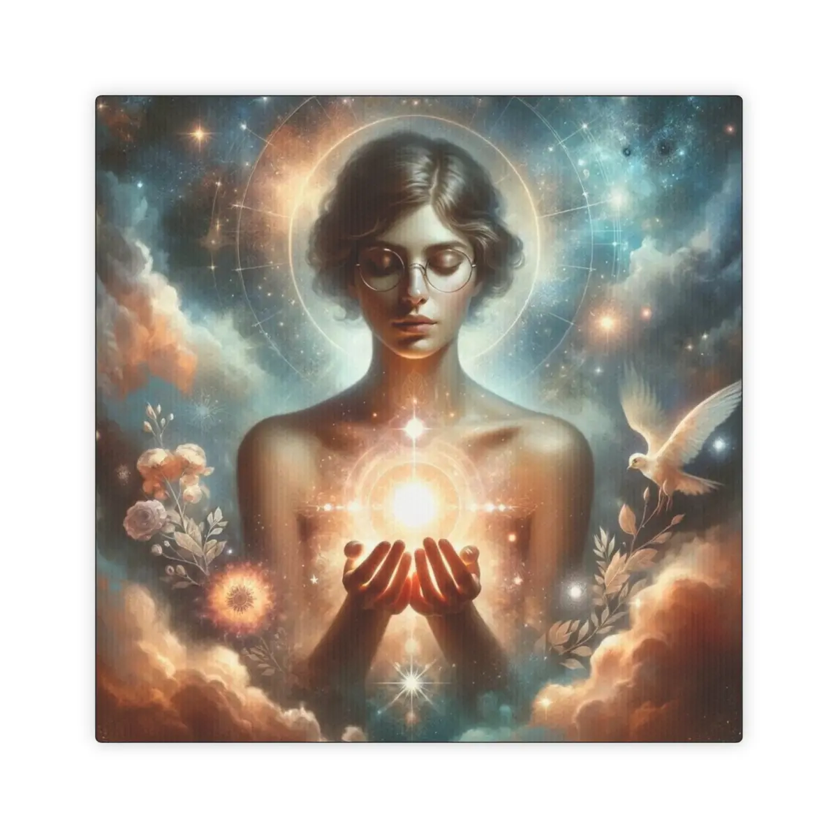 "Cosmic Serenity" Canvas Photo Tile