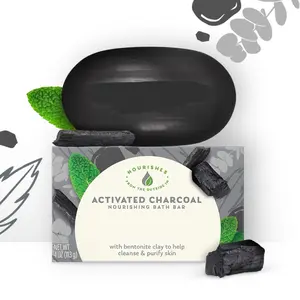 Nourishing Bath Bar with Activated Charcoal for Body Care