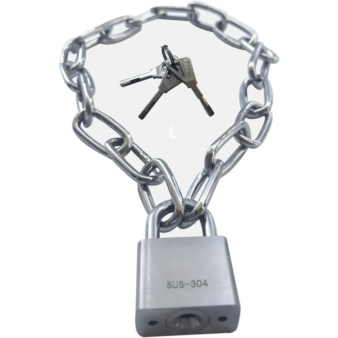 Chain Lock Material Chain Lock, Gate Chain Lock, 304 Stainless Steel Materials. No Rust ...