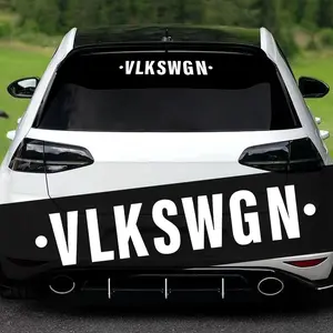 2026 New Car Stickers VLKSWGN Rear Window Waterproof Auto Rear Wiper Windshield Trunk Bumper Vinyl Decals Decoration for Volkswagen VW For Your Cars