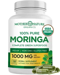 Organic Moringa Capsules (120 Count)