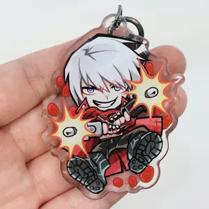 DMC 3 Dante Acrylic Keychain Charm - Devil May Cry Video Game Keychain - Cute Bag Accessories | Perfect for Backpacks, Keys and Gifts | High Quality and Customer Favorite Items