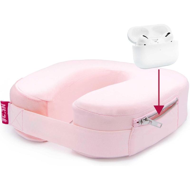 Travel  Pillow  Ultra Lightweight & Comfortable Memory  with Zipper Storage for Airplane,  &  Travel Accessory for  &  with Cooling, Breathable & Washable Fabric