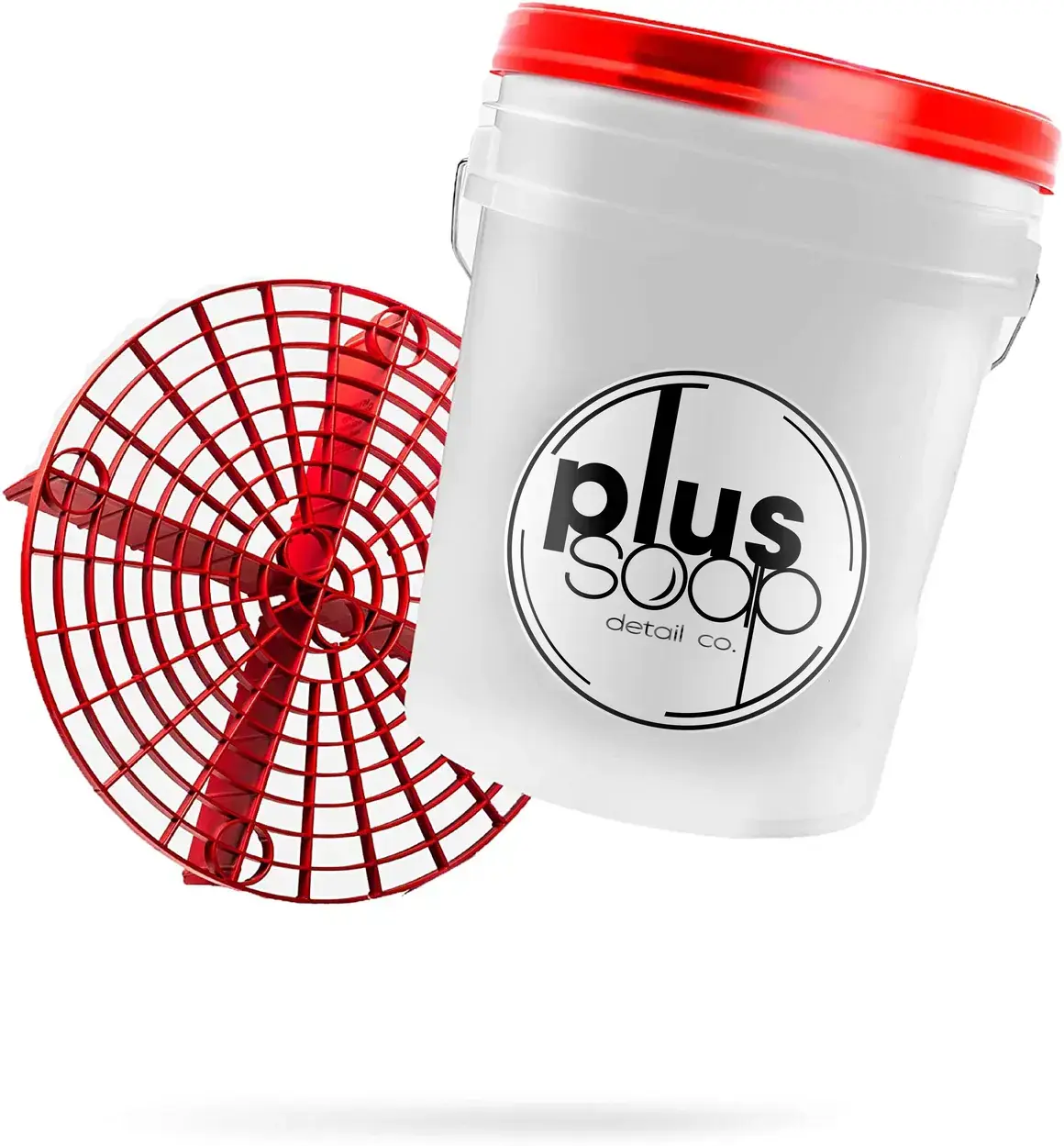Grit Guard Bucket Combo - 5 Gallon Red