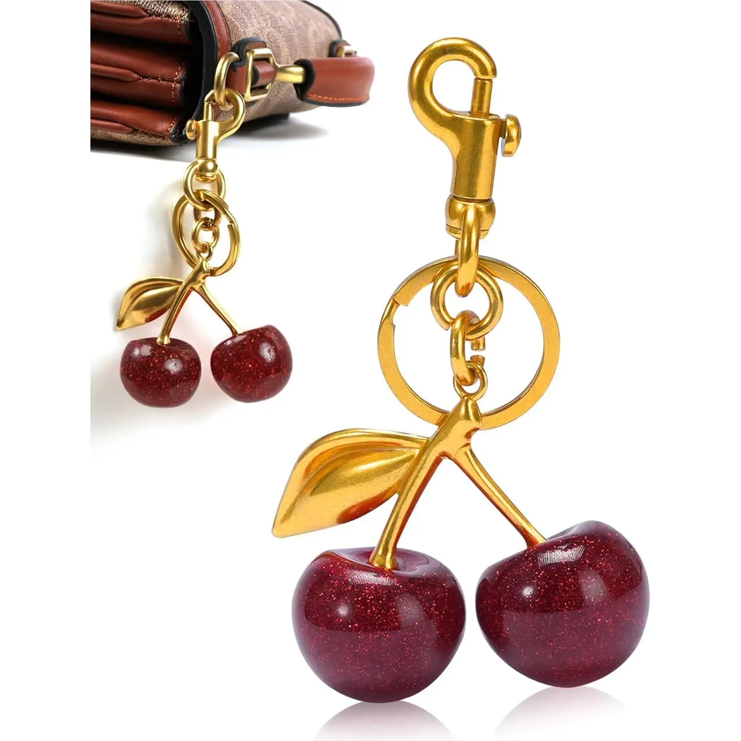 Cherry -Key Cherry Accessories for Women Cute Bag Charm
