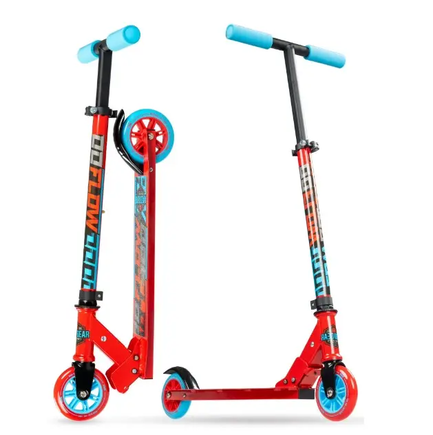 Madd Gear Kids Folding Kick Scooter – Lightweight Steel Frame, Adjustable Handlebar, Ages 3+ – Madd Gear Flow 100