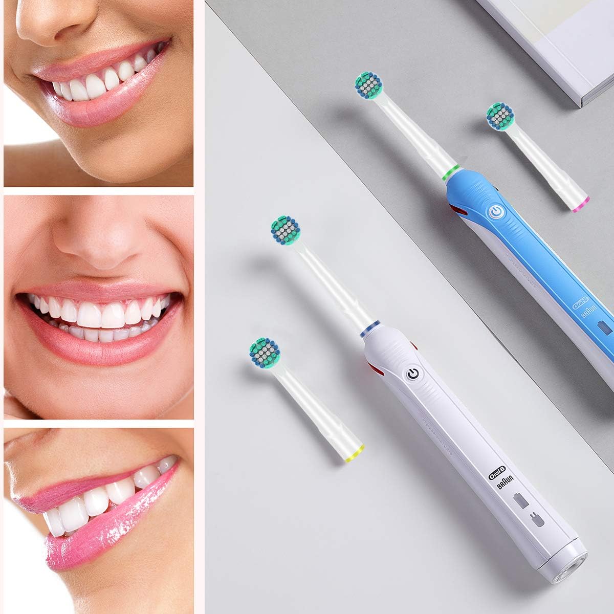 Replacement Heads Compatible with Oral B Braun Toothbrushes Electric- 16 Pack Professional Precision & Sensitive Brush Heads Refill for Oral B 7000/Pro 1000/9600/ 5000/3000/8000