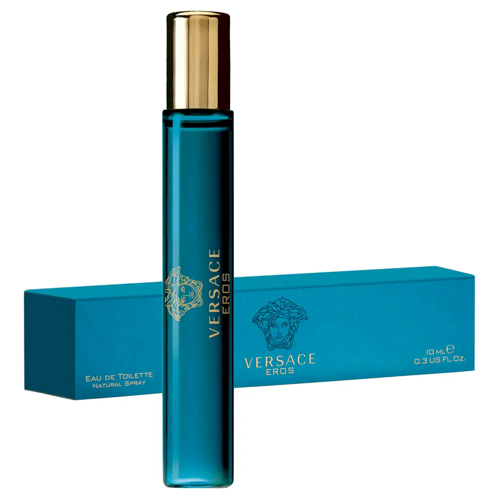 Versace Eros Eau De Toilette for Men Travel Spray