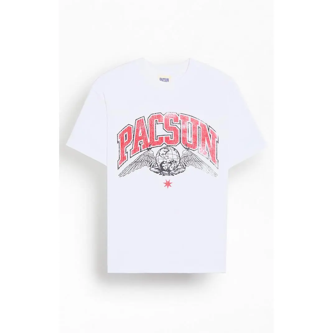 Pacsun Men's Athletic Globe T-Shirt - Multicolor