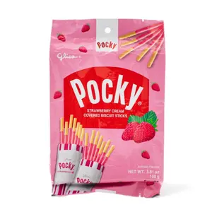 Glico Pocky Strawberry 9P 108 g