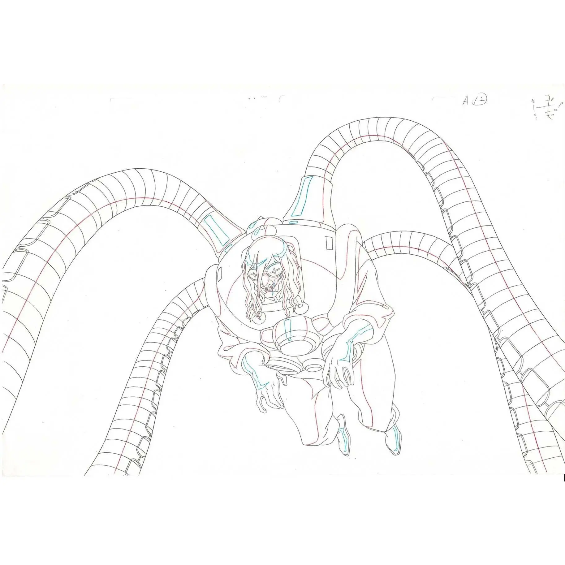 Ultimate Spider-Man Production Animation Cel Drawing Marvel 2012-2013 a12