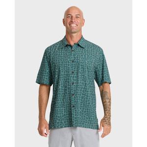 Quiksilver | Waterman Coral Sea Performance Short Sleeve Shirt | Men's Chest Pocket Lightweight | Everyday Wear & Casual Streetwear
