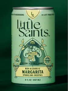 Little Saints Non-Alcoholic Classic Margarita – Functional Adaptogen Drink  (Pack of 12)