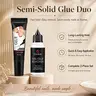 CurvLife Nailora Semi-Solid Nail Glue & Remover Complete 2-Piece Set - 10g Strong-Hold Glue + 20ml Remover, Quick-Dry, No UV Lamp Needed, Easy Application, 2-3 Minute Removal, Gentler on Nails, Beginner-Friendly for Press-Ons