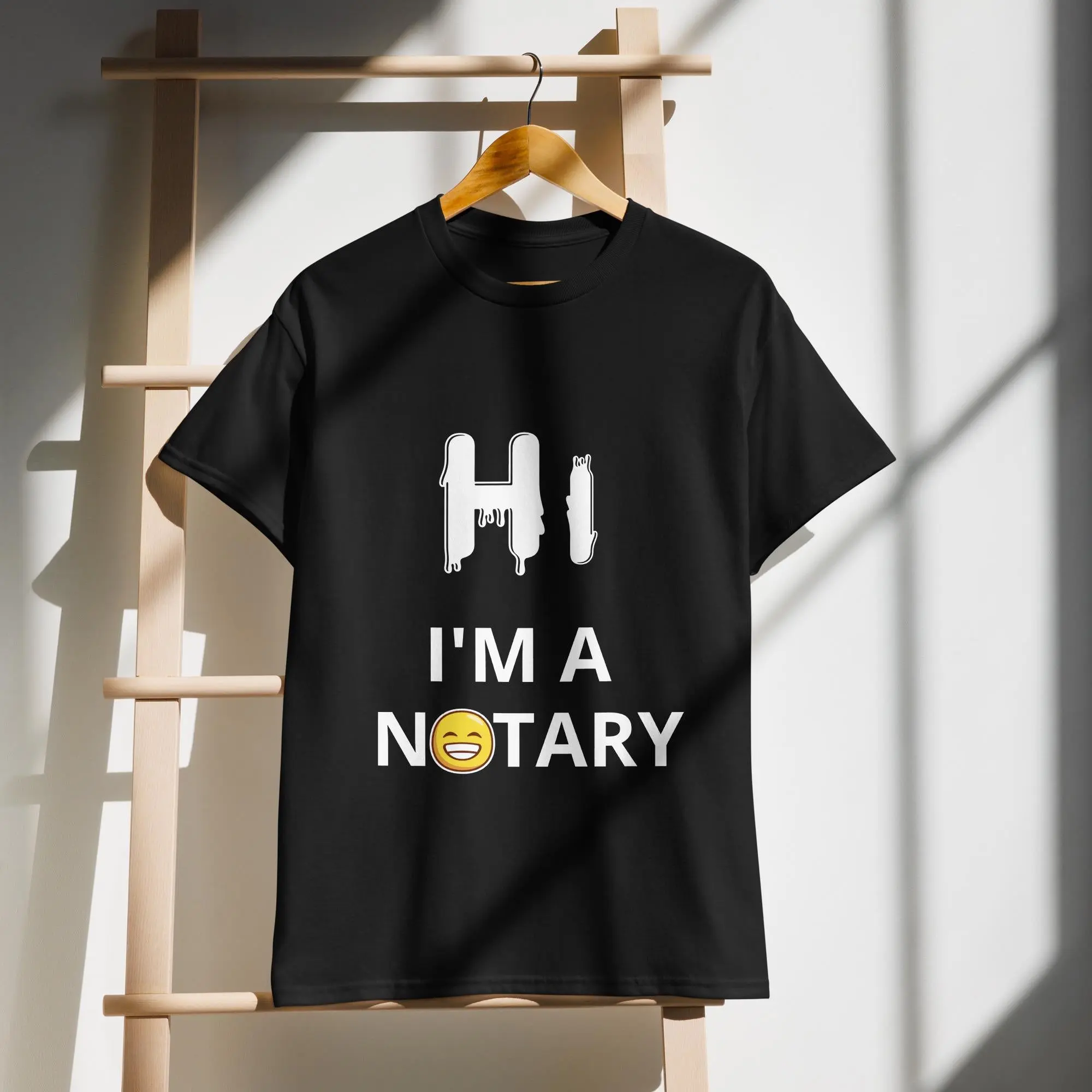 Hi I'm A Notary DryBlend® T-Shirt