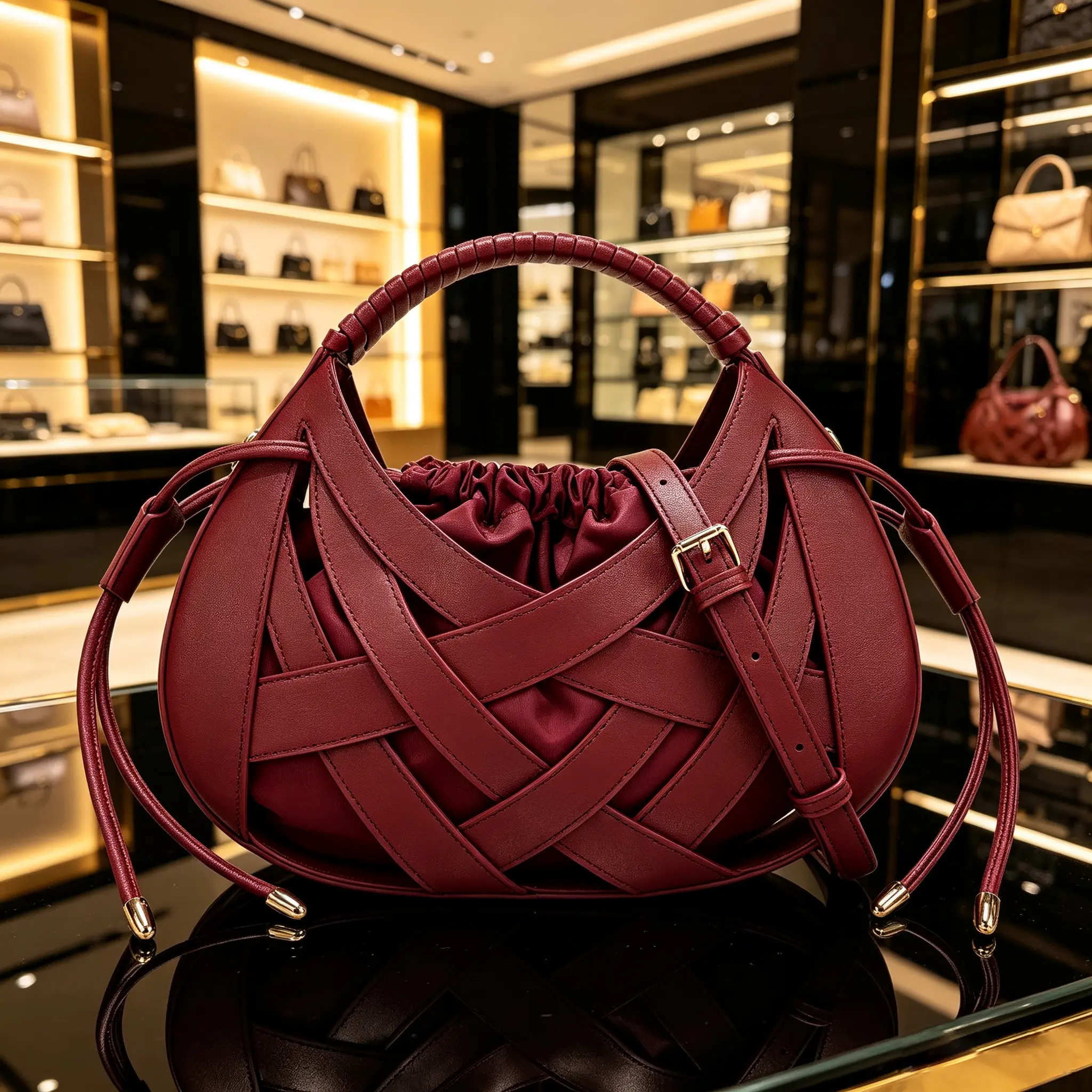Women's 2026 New Woven High-End Handbag - Chic Korean Style Plain Weave Underarm Crossbody, Unique Niche Design Daily Use Bags, Aesthetic Casual Fashionable Commuter Accessory, Ideal Gift for Her, Aesthetic Shoulder Handbag