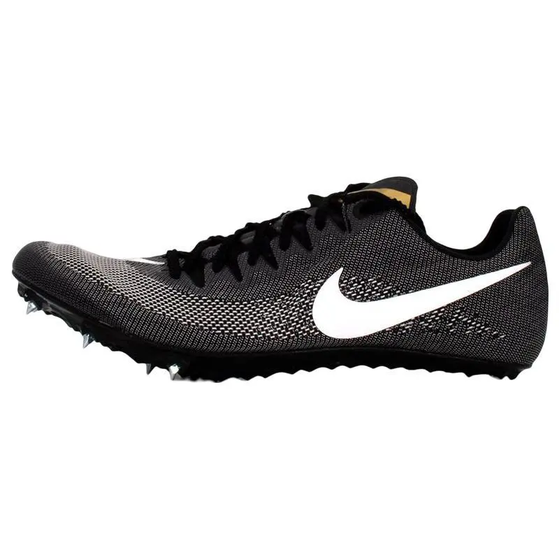 Modern Round Toe Track Spikes, Ja Fly 4 Style in Black and White, New Athletic Sprinting Shoes DR2741-001, All Seasons, Casual, Solid, Logos