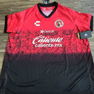 "Tijuana Xolos Pink Black Jersey" Football Fan Shirt, Gradient Streetwear Match Day Athletic Top