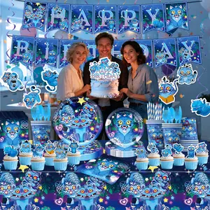 [K-POP] Birthday Party Decoration Set — Banner, Cake Toppers, Balloons, & Party Favors | Create a Memorable Celebration Happy KPop Piata