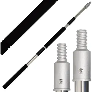 Extension Pole, 2Ft to 12Ft  Roller Extension Pole Multi-Purpose Splice Extension Pole for Outdoor   Roller Cleaning and Chandelier (43-135'')