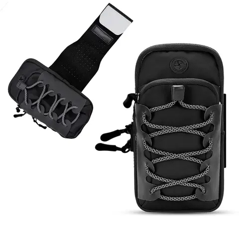 Unisex Organized Ebike & Cycling Accessories Kit - Functional Sporty Accessories, Front Frame Pouch, Battery Cover Holder, Safety Arm Wear, Wrist Storage Solution for Dirt Biking Rides