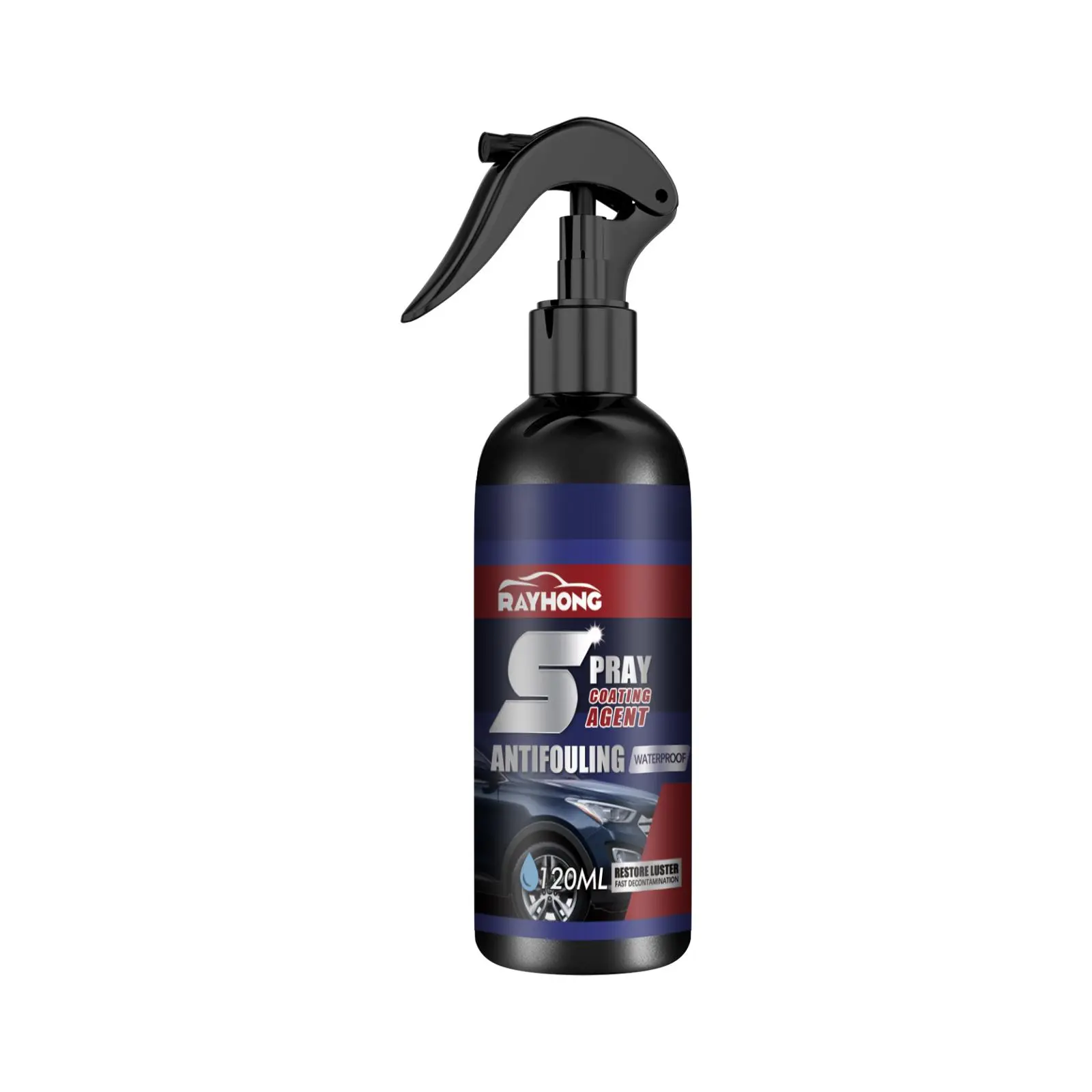 Rayhong Coating Agent Spray 120ML - Waterproof Anti-fouling Brightening Automotive Nano Coating for Car Glass Protection & Luster Restoration