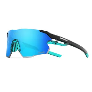 Torege Wraparound Sports Sunglasses for Women And Men- Ultra Lightweight and Durable - Lifetime Warranty - Ideal for Cycling, Hiking, Fishing, Golf, and Running