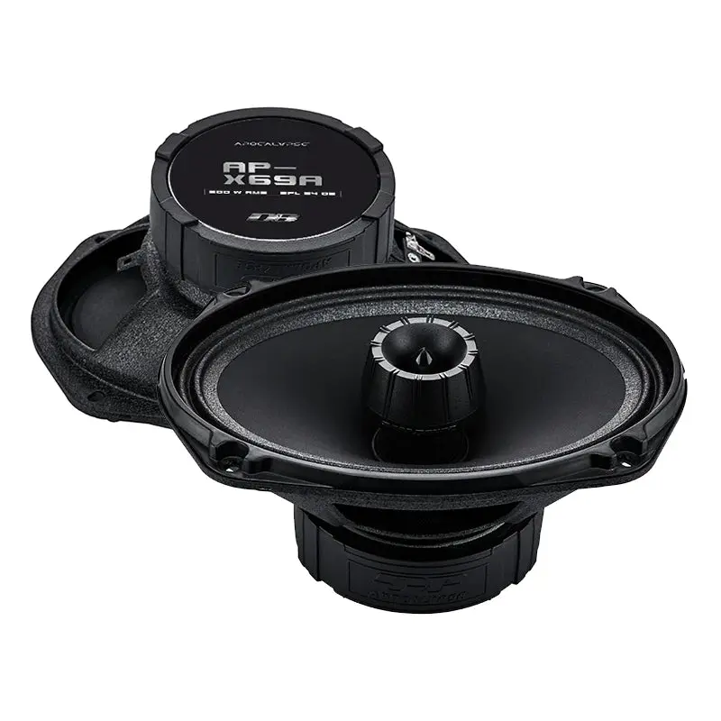 Deaf Bonce Apocalypse AP-X69A 6x9" Coaxial Speakers – 200W RMS / 400W Max, 4‑Ohm Pair Car Audio