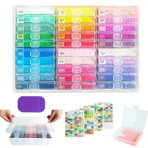 30 count  Art Storage Trays with   Painting Storage Box with Full-Color Labels  Painting Accessories  Art Beads Organizer Box for Adult Crafts