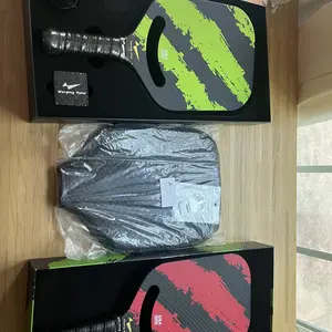 Warping Point Ascent Pickleball Paddle| Carbon Fiber, Aero Throat | Textured Grit Surface | Hexa Polymer Core | Designed for Swing Speed and Maneuverability Springtok Outdoorfun