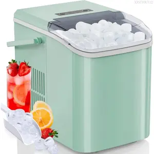 Ice Maker Machine for Kitchen Counter Use with Removable Basket and Ice ScoopXXSTYOUT12