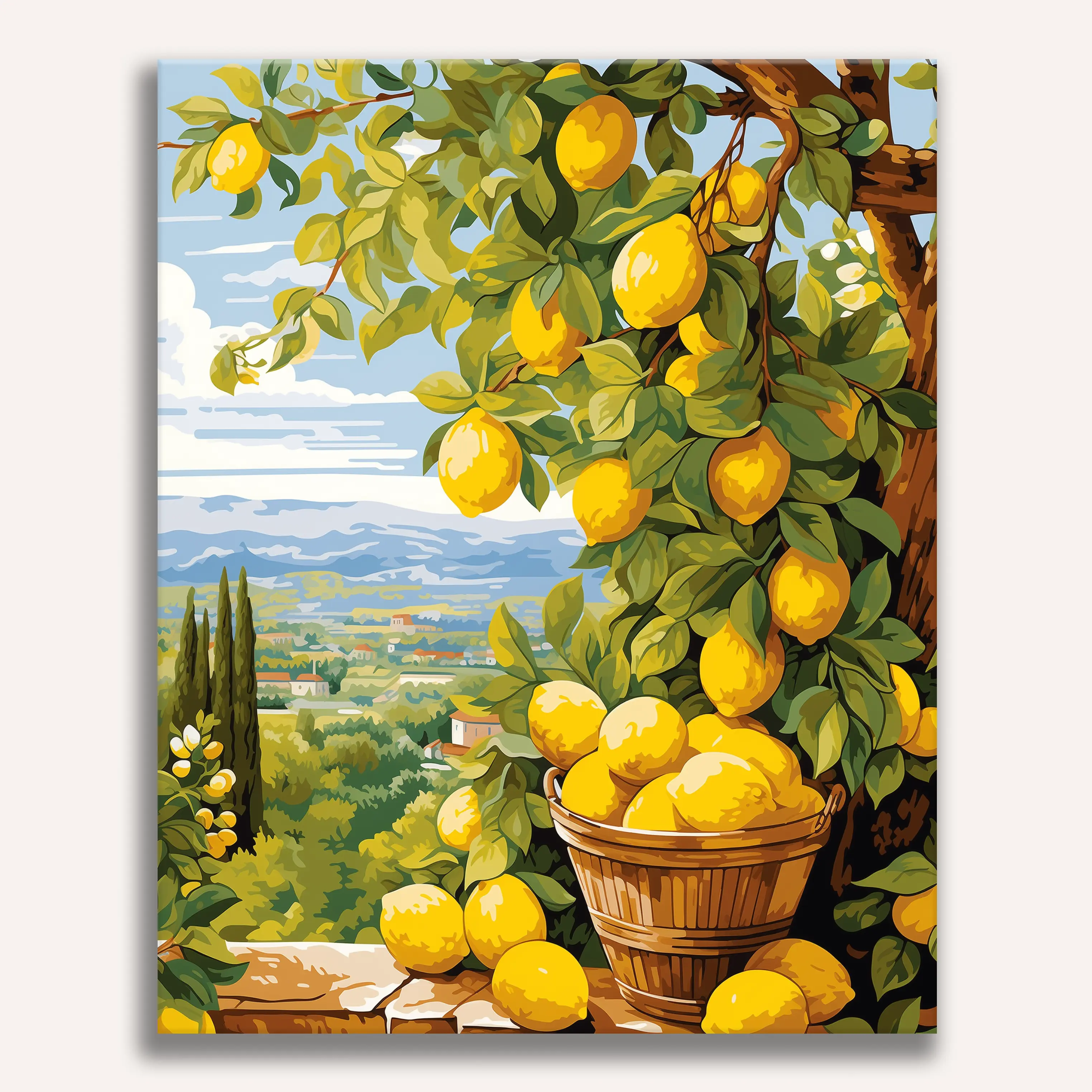 Bounty Lemons Paint by Numbers Kit